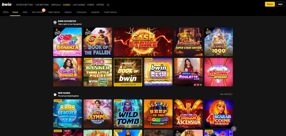 bwin Casino screenshot