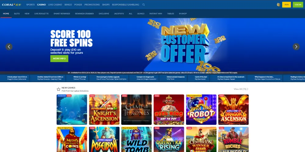 Coral Casino screenshot