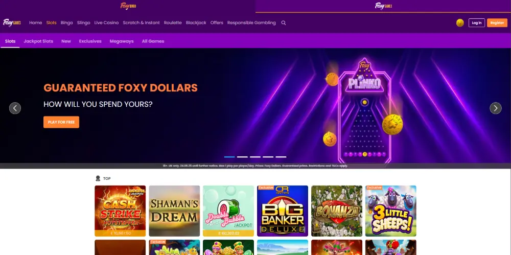 Foxy Casino screenshot