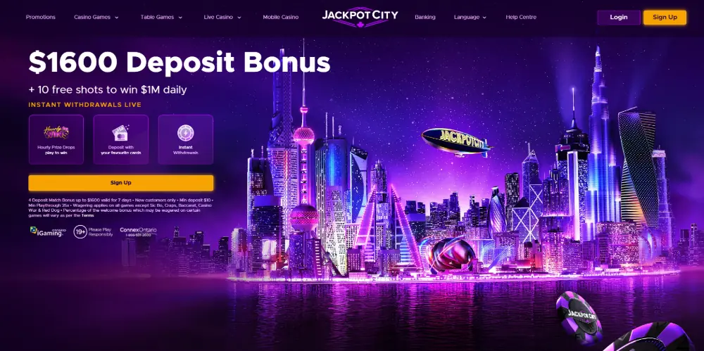 Jackpot City Casino screenshot