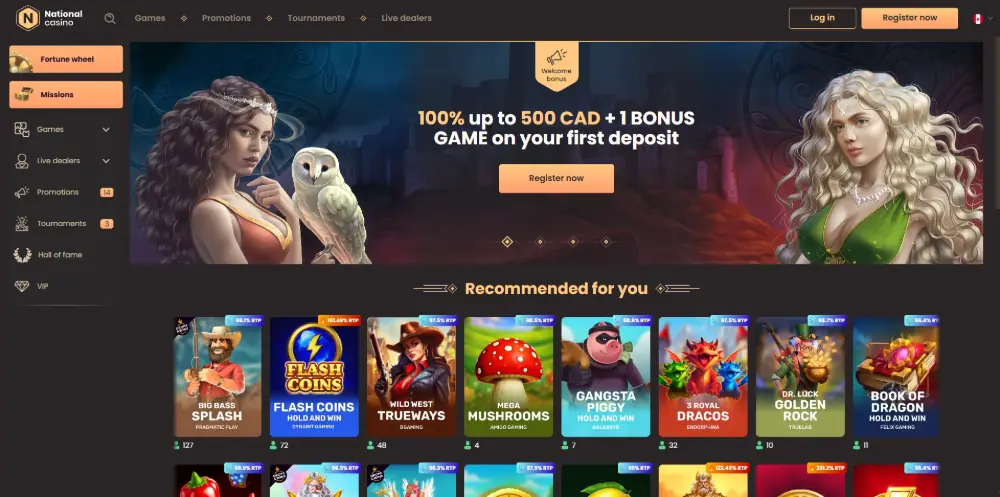 National Casino screenshot