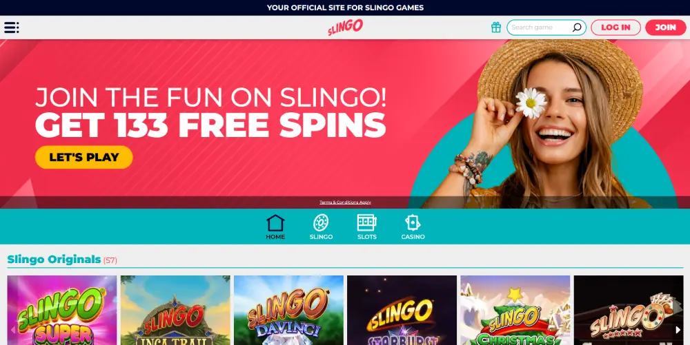 Slingo Casino screenshot