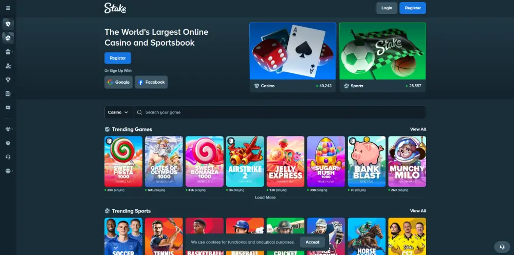 Stake Casino screenshot