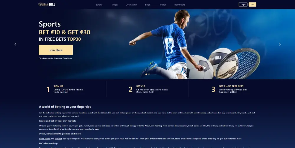 William Hill Casino screenshot